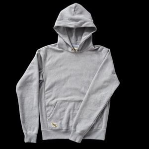 Tracksmith Mens Hoodie Sweatshirt Gray Large